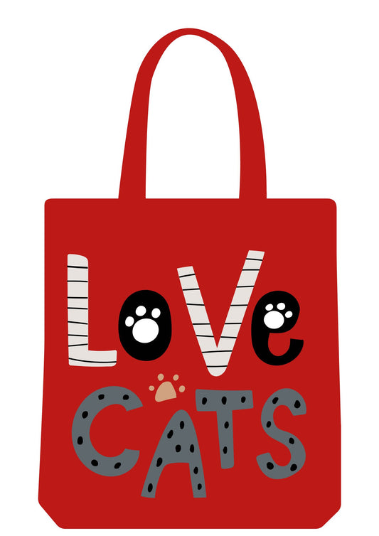 Tote Bag - Love cats